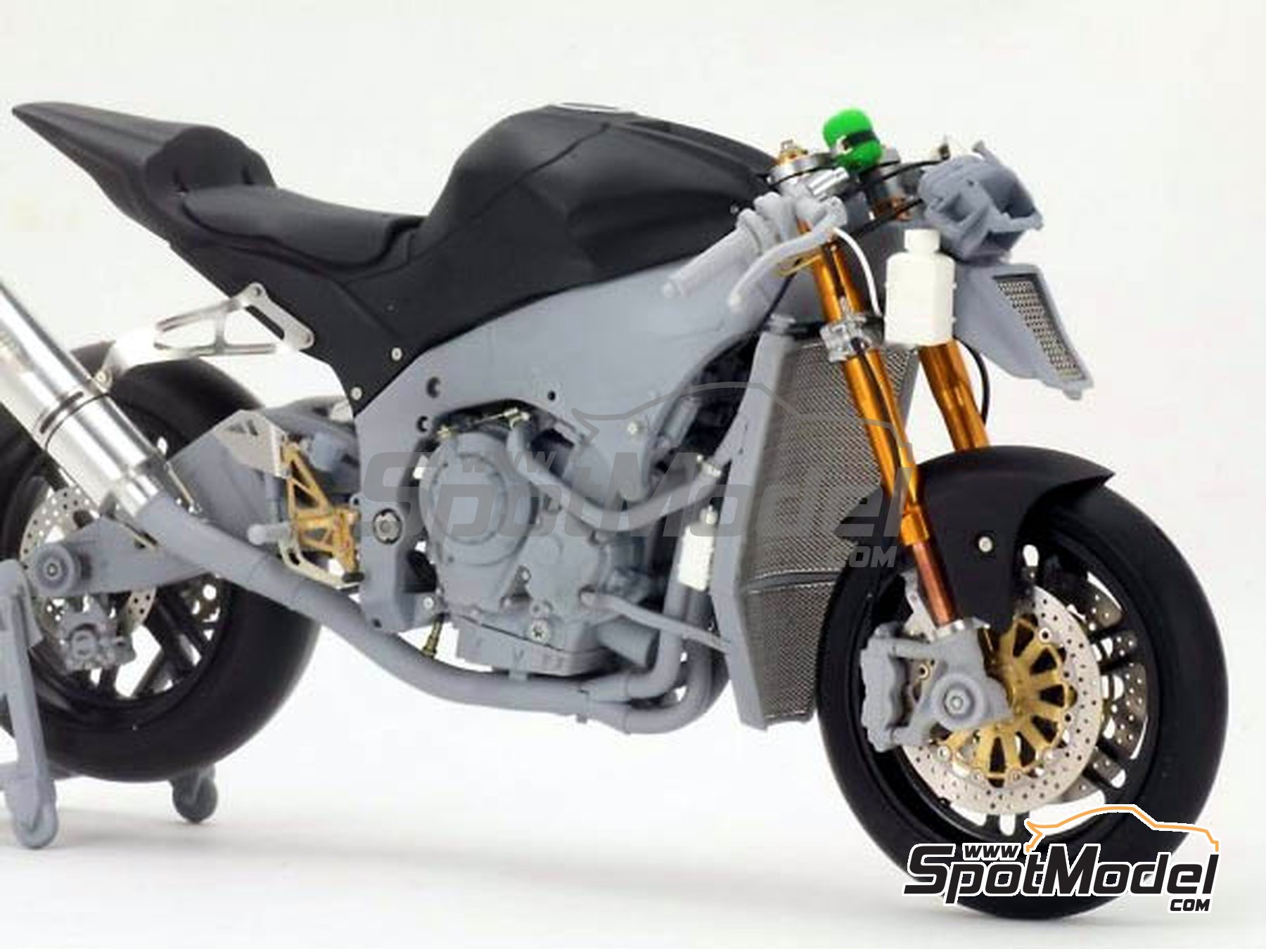 Kawasaki ZX-10R - 2011. Detail up set in 1/12 scale manufactured by Top  Studio (ref. TD23099)